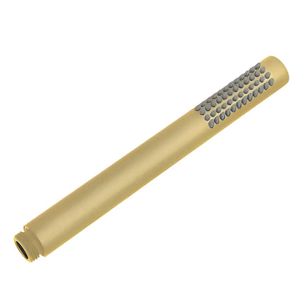 Add Round Brushed Gold Hand Shower Head , Stick