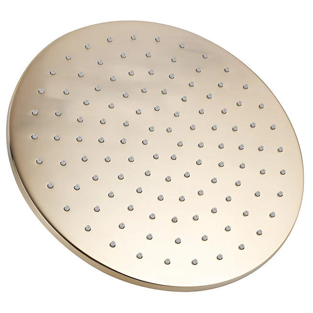 Add Round Shower Head 250mm Brushed Gold ,