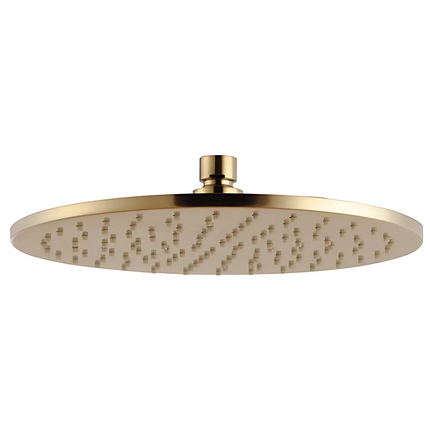 Round Ceiling Arm Shower 400mm Brushed Gold ,