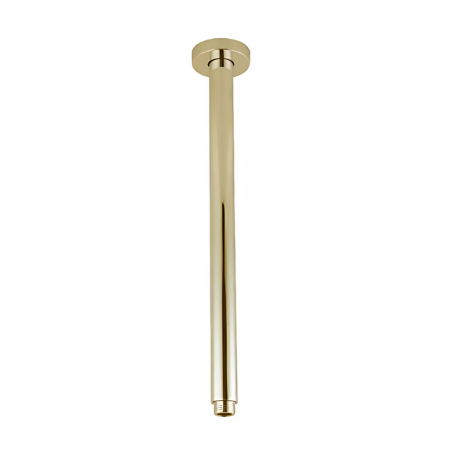 Round Ceiling Arm Shower 400mm Brushed Gold ,