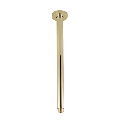Round Ceiling Arm Shower 400mm Brushed Gold ,