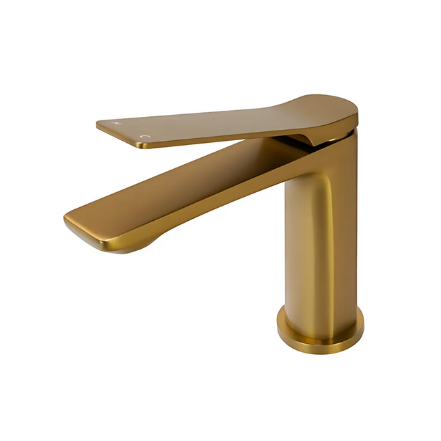 Hash Basin Mixer Brushed Gold ,