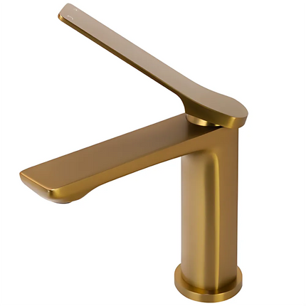 Hash Basin Mixer Brushed Gold ,
