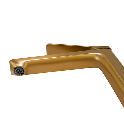Hash Tall Basin Mixer Brushed Gold ,
