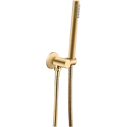 Round Hand Shower Brushed Gold ,