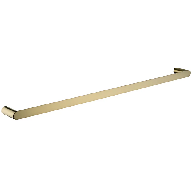 Hash Single Towel Rail 800mm Brushed Gold ,