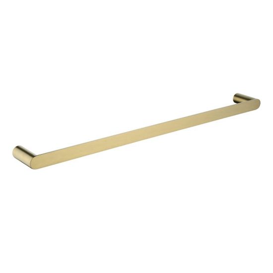 Hash Single Towel Rail 600mm Gold , Default Title