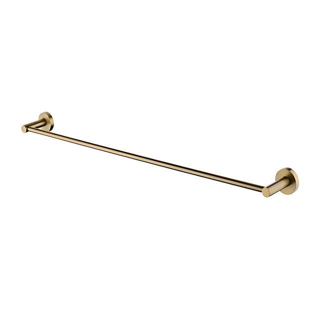 Louis Lever Single Towel Rack Rail 800mm Brushed Gold ,