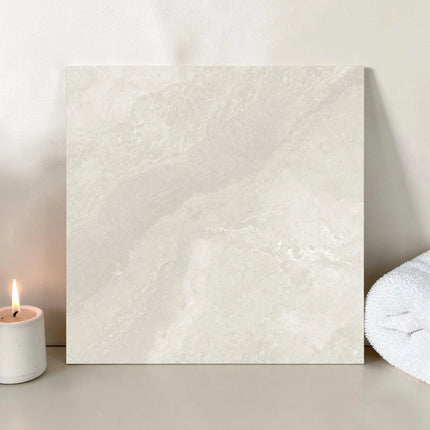 Travertine Look Tile Bella Ivory Matte 600X600