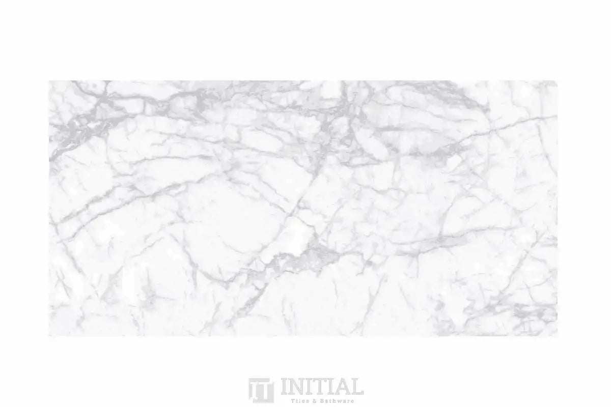 Marble Look Tile Cirrus Silk Grey Polished 600X1200 ,