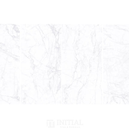 Marble Look Tile Cirrus Silk Grey Honed 600X1200 ,