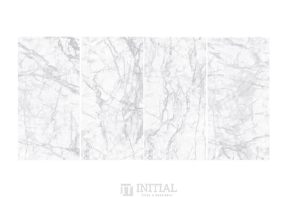 Marble Look Tile Cirrus Silk Grey Polished 600X1200 ,