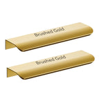 Brushed Gold 150mm X 2