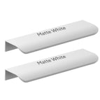 Matte White 150mm X 2