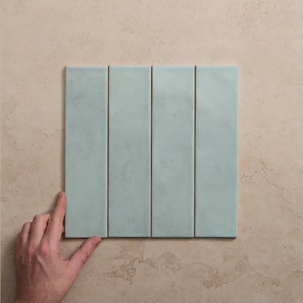 Subway Tile Carla Gloss Mint 75X300