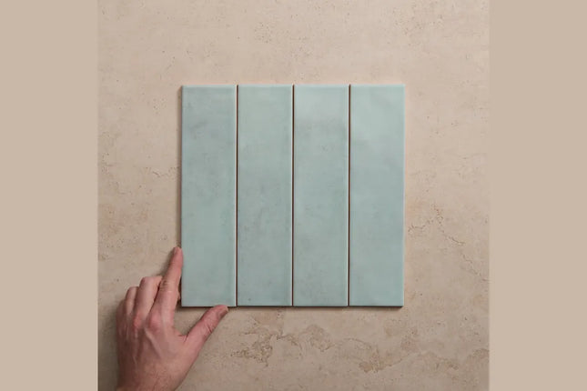 Subway Tile Carla Gloss Mint 75X300