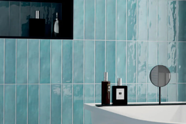 Subway Tile Carla Gloss Mint 75X300