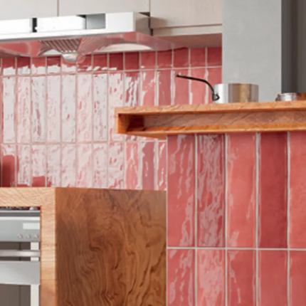 Subway Tile Carla Gloss Red 75X300