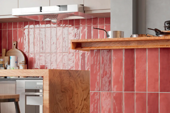 Subway Tile Carla Gloss Red 75X300