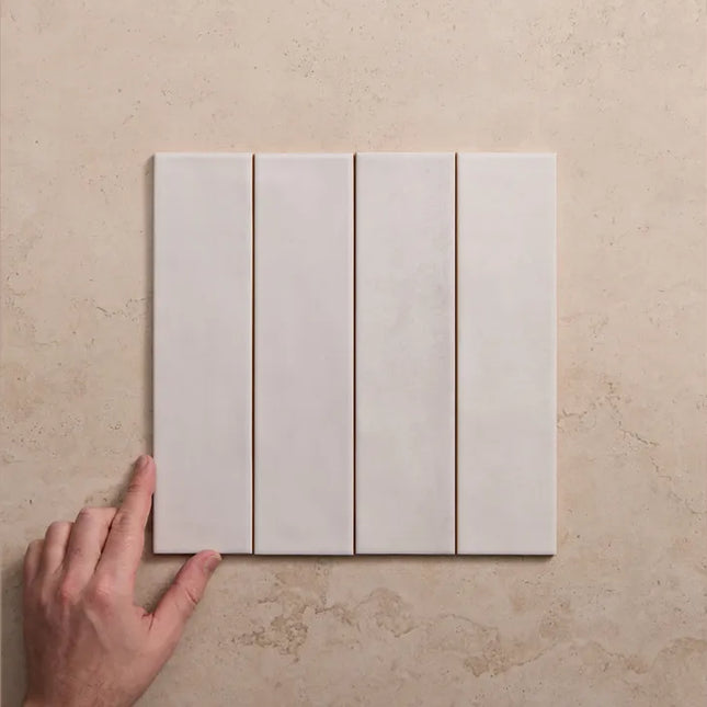 Subway Tile Carla Gloss White 75X300