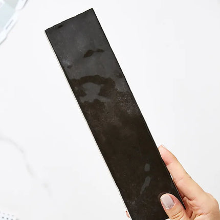 Subway Tile Retro Black Gloss 58X242