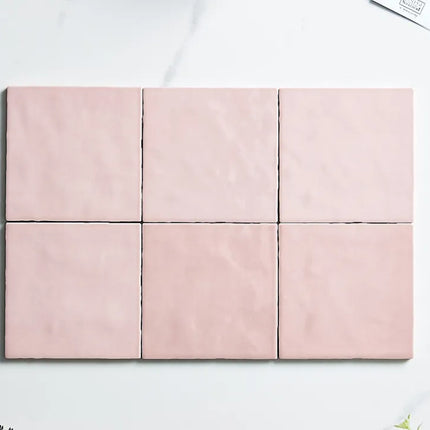 Subway Tile Retro Pink Gloss 120X120