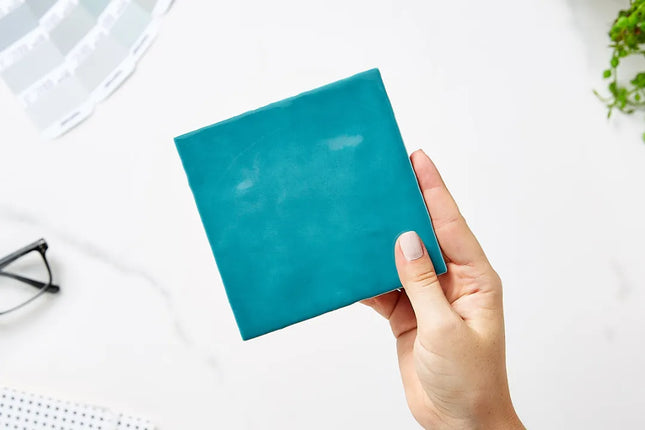 Subway Tile Retro Turquoise Gloss 120X120