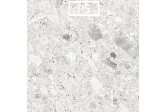 Outdoor Paver Terrazzo Look Tile Light Grey 600X600X20 ,