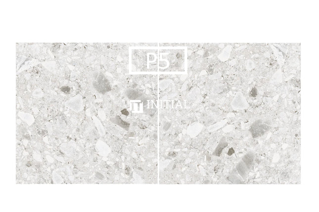 Outdoor Paver Terrazzo Look Tile Light Grey 600X600X20 ,