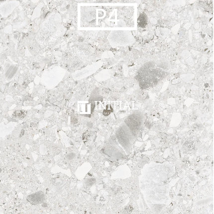 In & Out Terrazzo Look Tile Light Grey 600X600X10 ,