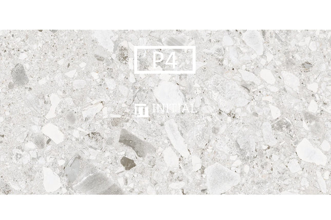 In & Out Terrazzo Look Tile Light Grey 600X1200X10 ,