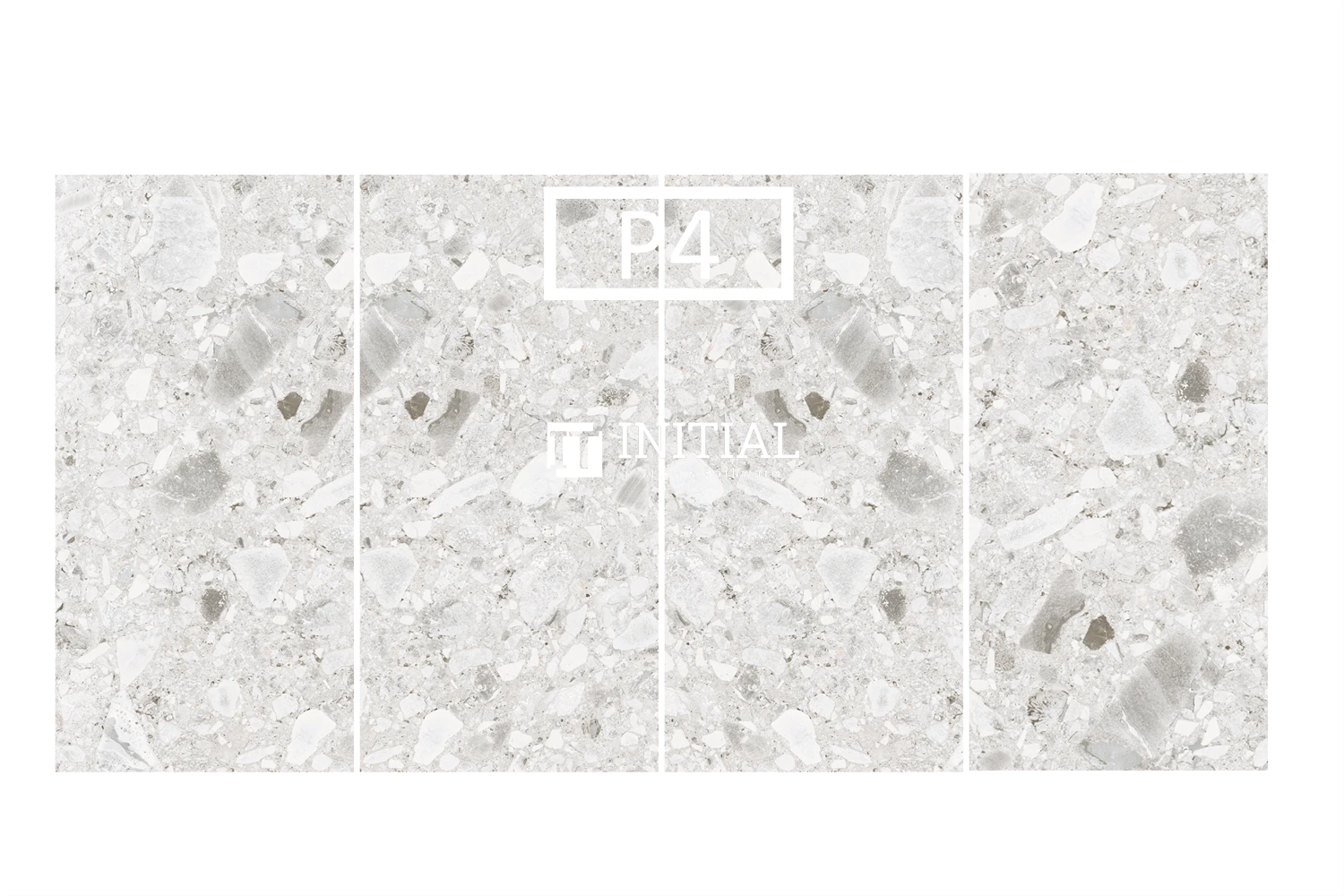 In & Out Terrazzo Look Tile Light Grey 300X600X10 ,