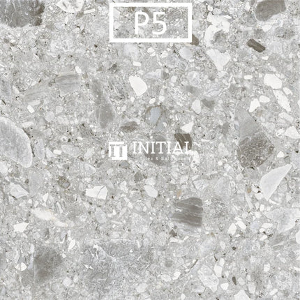 Outdoor Paver Terrazzo Look Tile Medium Grey 600X600X20 ,