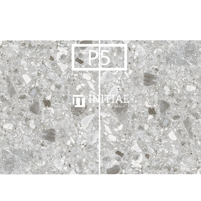Outdoor Paver Terrazzo Look Tile Medium Grey 600X600X20 ,