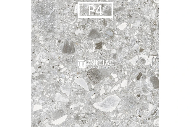 In & Out Terrazzo Look Tile Medium Grey 600X600X10 ,