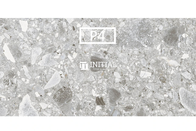 In & Out Terrazzo Look Tile Medium Grey 600X1200X10 ,