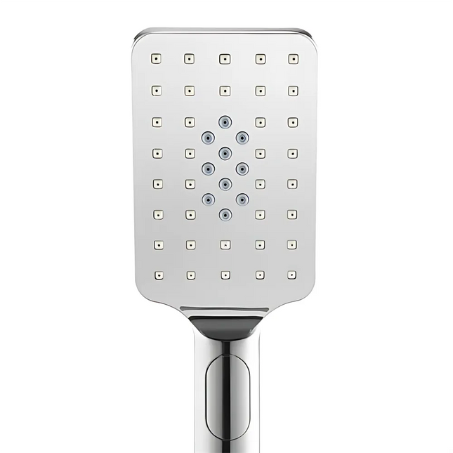 Square 3 Functions Rainfall Handheld Chrome ,