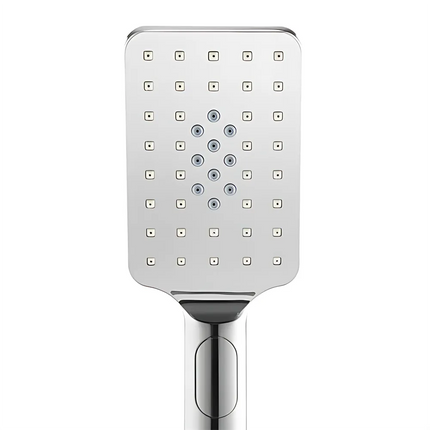 Square 3 Functions Rainfall Handheld Chrome ,