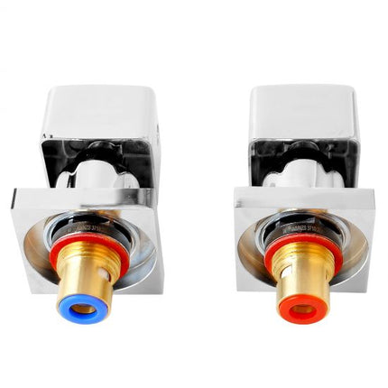 Vago Cubic Shower Wall Taps Chrome ,