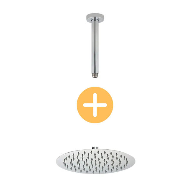 Round Ceiling Arm Shower Chrome ,