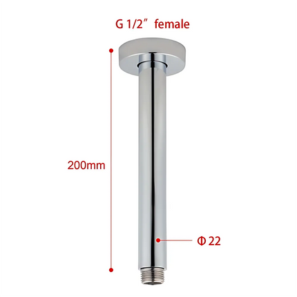 Round Ceiling Arm Shower Chrome ,