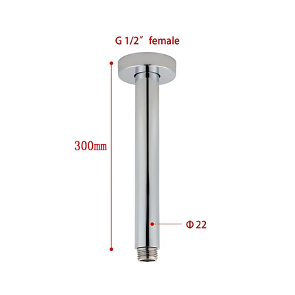 Round Ceiling Arm Shower Chrome ,