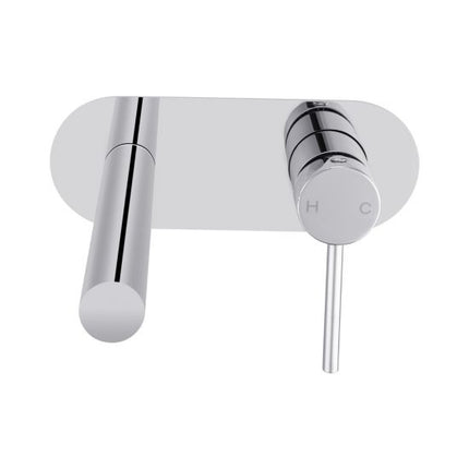 Louis Lever Round Bathtub/Basin Wall Mixer With Spout Chrome ,