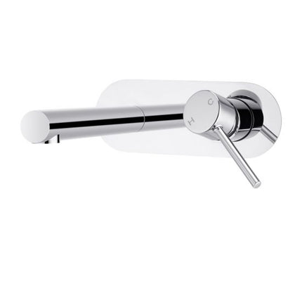 Louis Lever Round Bathtub/Basin Wall Mixer With Spout Chrome ,