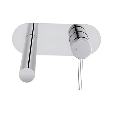 Louis Lever Round Bathtub/Basin Wall Mixer With Spout Chrome ,