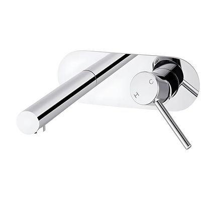 Louis Lever Round Bathtub/Basin Wall Mixer With Spout Chrome ,