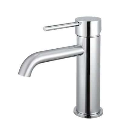 Louis Lever Round Basin Mixer Crooked Water Spout Chrome ,