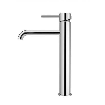 Louis Lever Round Tall Basin Mixer Crooked Water Spout Chrome ,