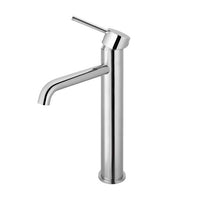 Louis Lever Round Tall Basin Mixer Crooked Water Spout Chrome ,