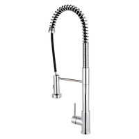 Tall Spring Pull Out Kitchen Sink Mixer Tap Chrome ,